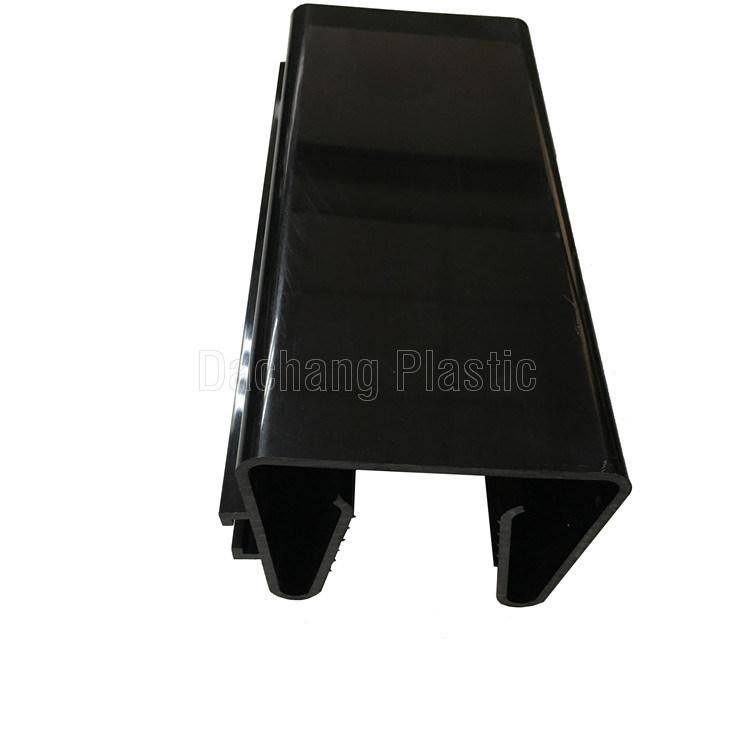 Black Armrest Plastic Extruded Profile