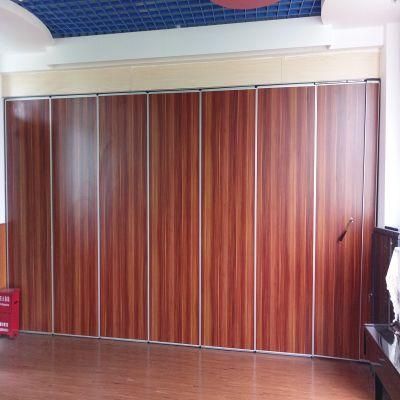 Foldable Sliding Partitions Aluminium Wooden Movable Walls Panel