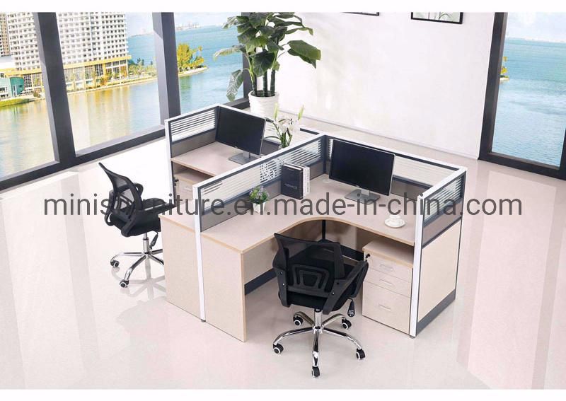 (M-WS206) Simple Office Desk Custom Made Staff Office Workstation