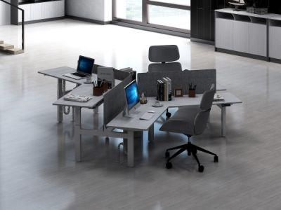 L-Shaped 90 Degree Angle Electric Standing Desk Height Adjustable Computer Desk Adjustable Desk Office Desk