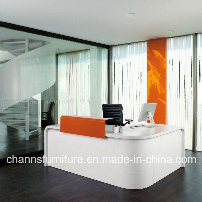 Modern Brown Counter Reception Desk Office Furniture
