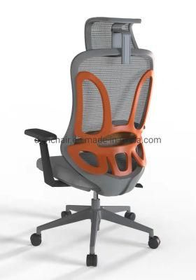 Black Base Nylon Caster Functional Meachanism Mesh Back Headrest Available Lumar Support Manager Executive Office Chair