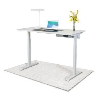 Modern Metal Mobile Desk Stand Moveable Manual Adjustable Desks for Standing Jc35ts-R12r-Th