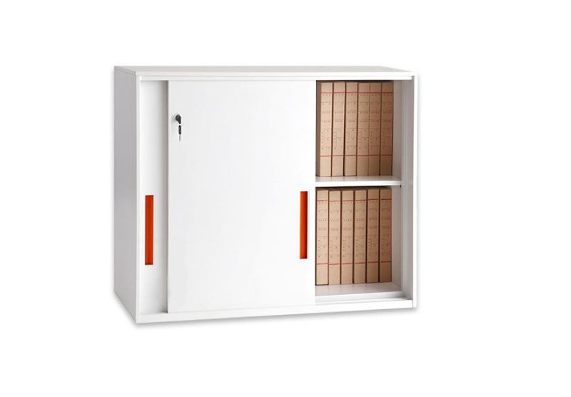 Knock Down Office Furniture File Storage Cabinet Cupboard Sliding Door