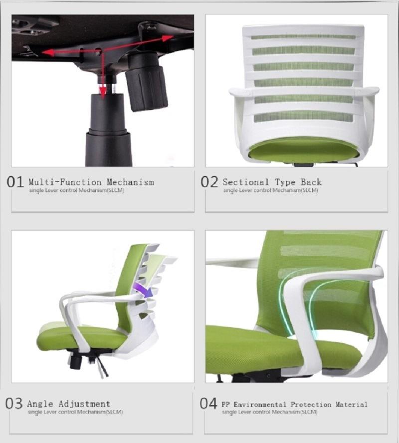 Ergonomic Multi Color Plastic Functional Chairs Mesh Office Conference Chairs