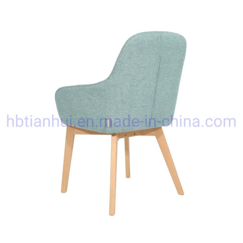 Living Room Armchair Green Velvet Golden Dining Chair