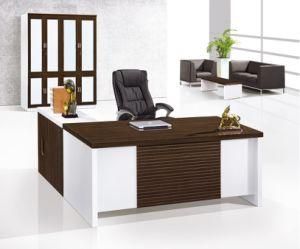 Modern Office Table Paper Finnish New Design High Glossy Painting Executive Desk Modern Office Furniture 2019