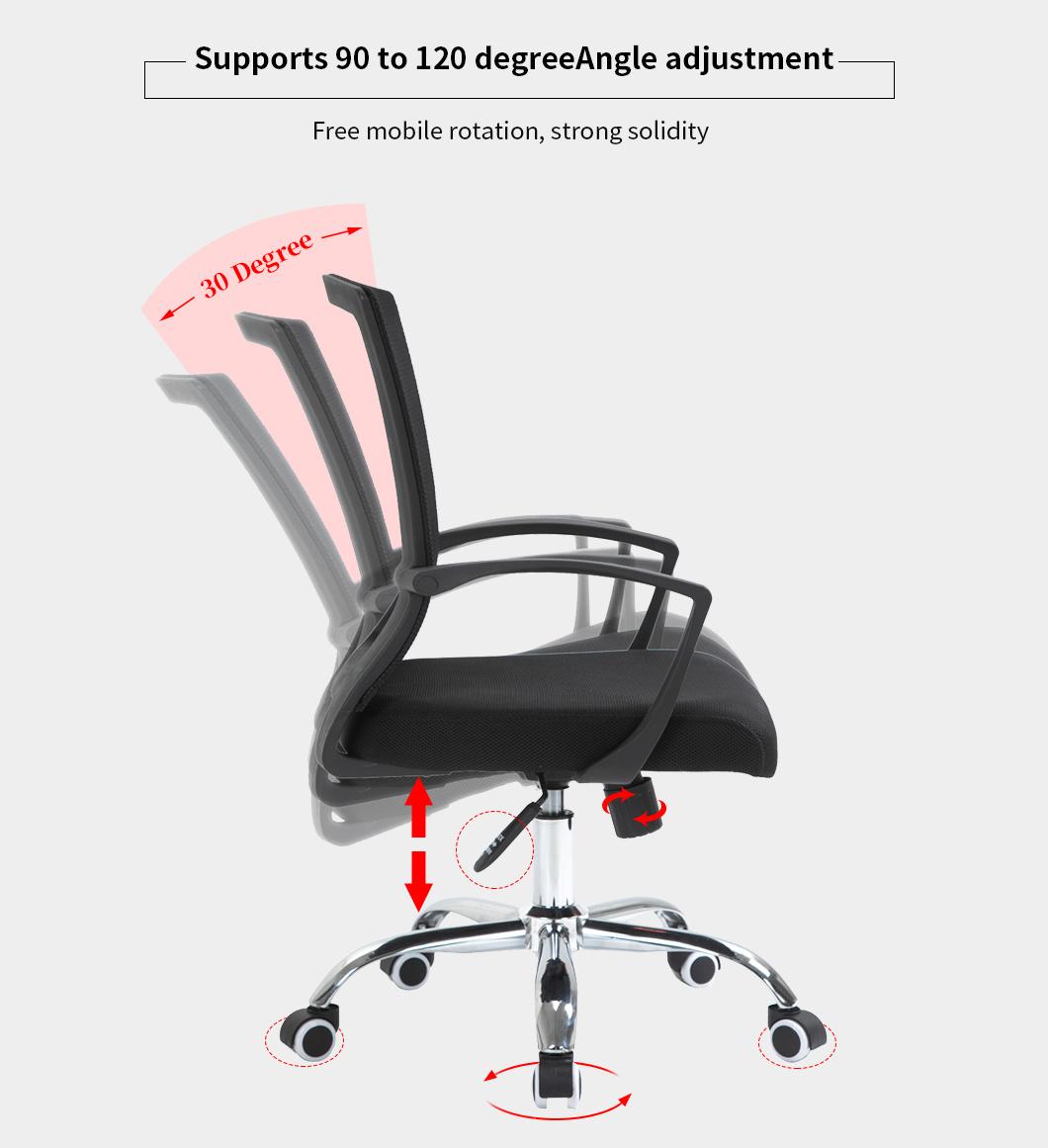 Latest Adjustable Hotel Boss Executive Office Nylon Computer Bayside Mesh Office Chair