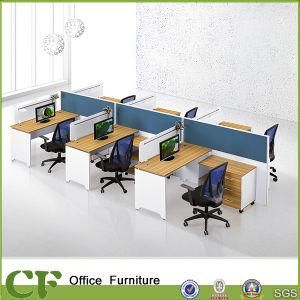 Wholesale Wooden Furniture Workstation Desk Aluminum Frame Office Partition
