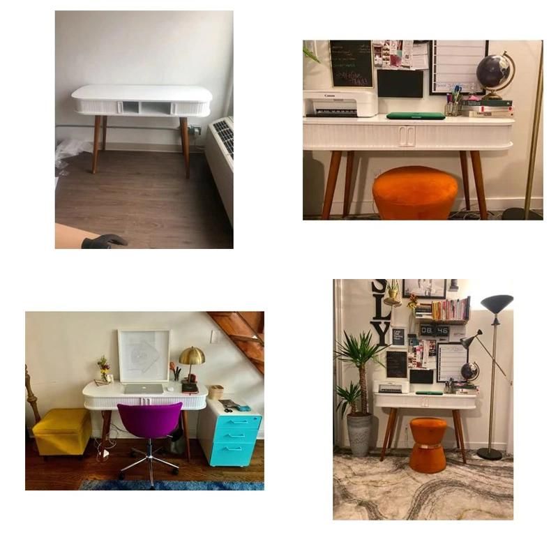 Simple Living Pretty Desk with Drawers 0387
