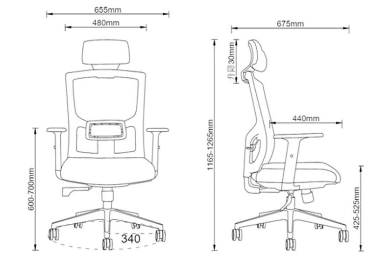 Modern Computer Executive Conference Ergonomic Beauty Home Swivel Visitor Study Game Revolving Reception Cheap Leather High Back Mesh Office Chair Furniture