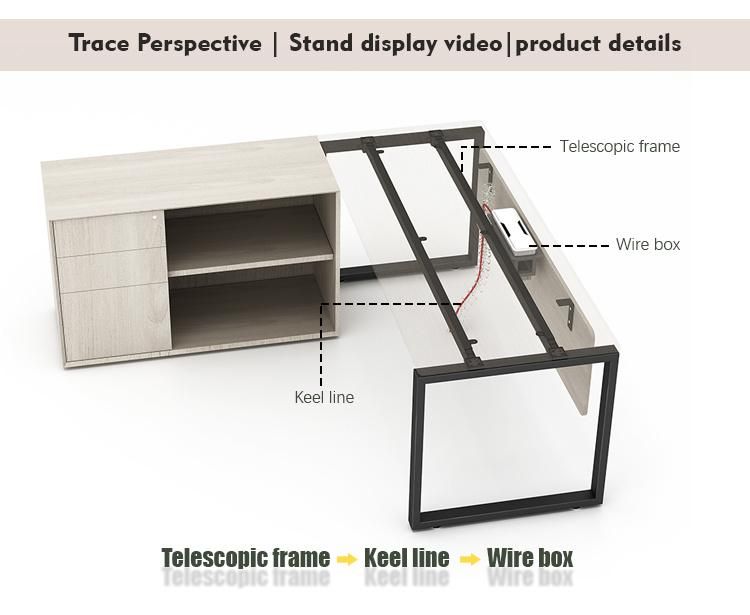 Factory Wholesale Executive Organizer Table Design Luxury Furniture Office Desk