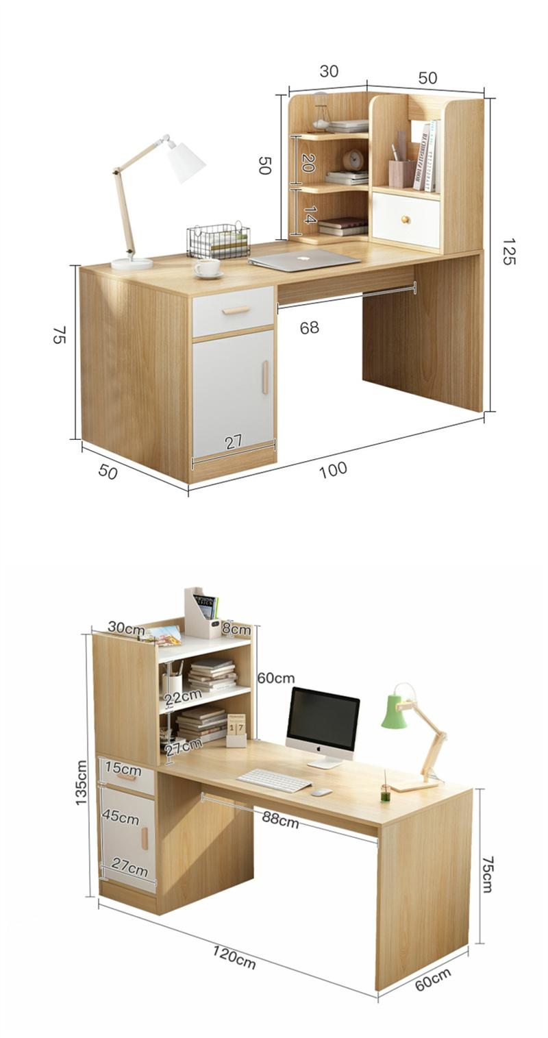 Modern Wooden MDF Office Furniture Sample Computer Study Table Laptop Desk