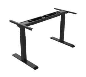 Loctek Dual Motors 3 Staged Square Leg Height Adjustable Desk Frame