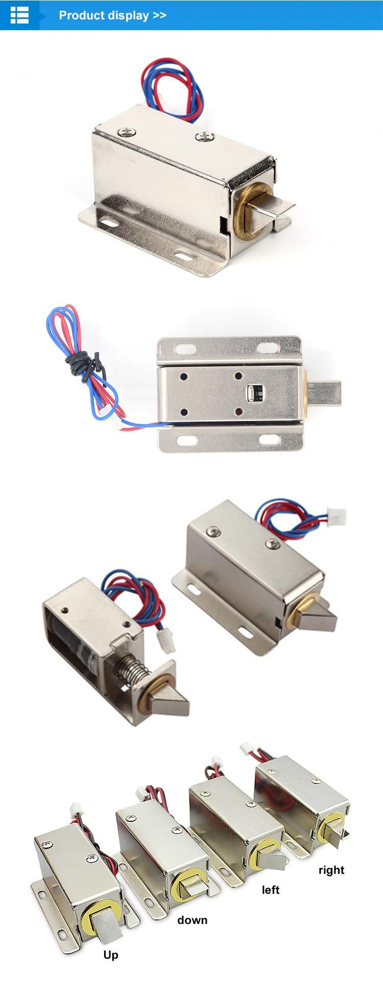 Mini DC12V Electric Cabinet Lock for Slectronic Solenoid Lock Door