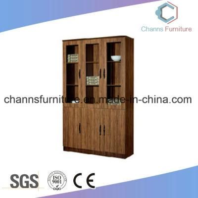 Classical Wooden File Office Cabinet with Glass