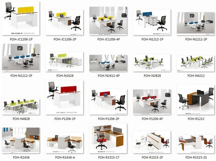 Small Size Modern Meeting Table in White (FOH-2412B)