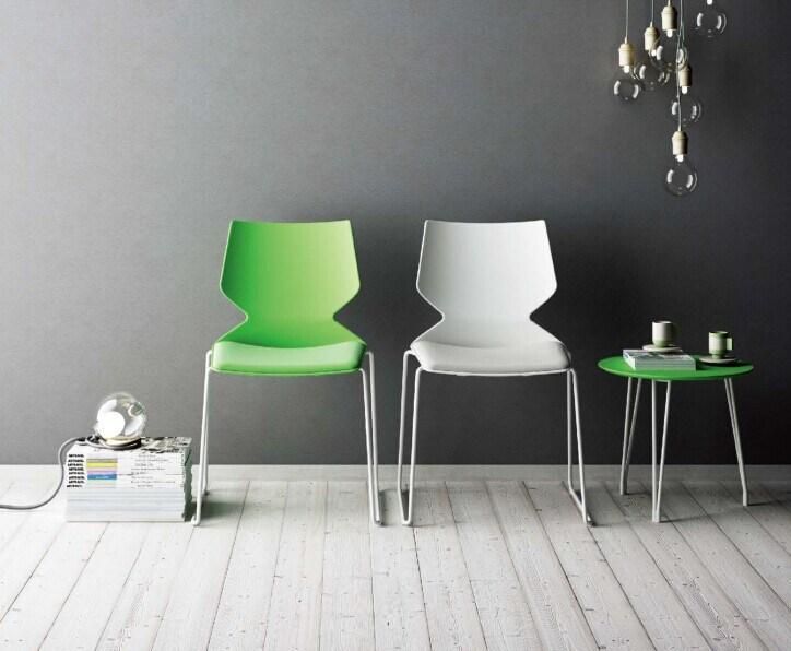 ANSI/BIFMA Standard Colorful Plastic Steel Office Chairs