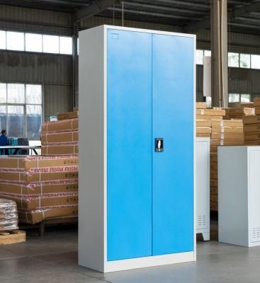 Jas-008 Factory Supply Office Steel Storage Cabinet Furniture 2 Swing Doors Steel Filing Cabinet