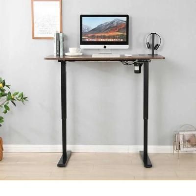 Ergonomic Home Office Sit to Stand up Electric Height Adjustable 2 Stage Dual Motor Standing Desk Frame Leg Electric Standing Table
