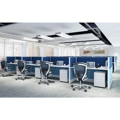 Height Quality Interior Design Writing Computer Table Demountable Call Center Cubicles Office Workstation Partition for 8 People