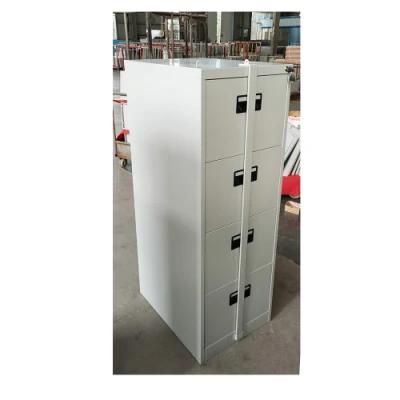 Metal Filing Cabinet Steel Vertical 4 Drawer Cabinet Office File Folder Double Safe Iron Cabinet with Locking Bar