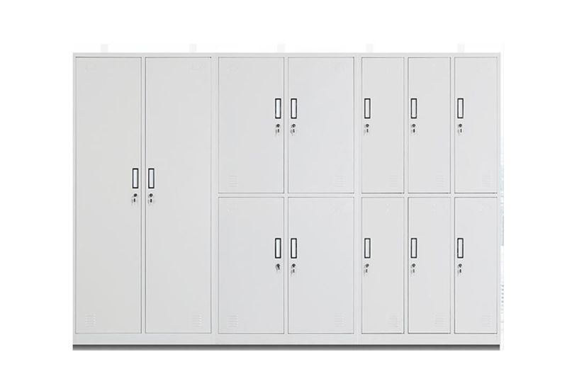 Modern Steel 12 Doors Multifunction Locker Metal Large Storage Cabinet