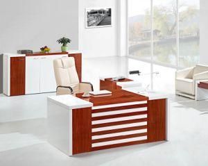 High Glossy White Painting Paper Office Table Executive Desk 2018 New Design Office Furniture 2018
