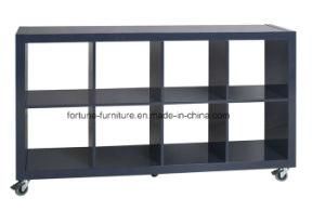 Modern Wooden mobile UV High Gloss Bookcase (Julia Bookcase)