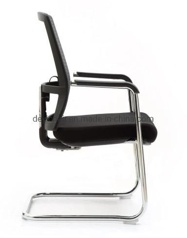 Chrome Frame Color Available High Density Foam Meeting Room Chair Fabric Seat and Back with PP Armrest Office Chair