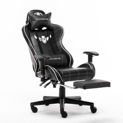 Custom Logo PS4 Best PC Gaming Racing Chair with Footrest