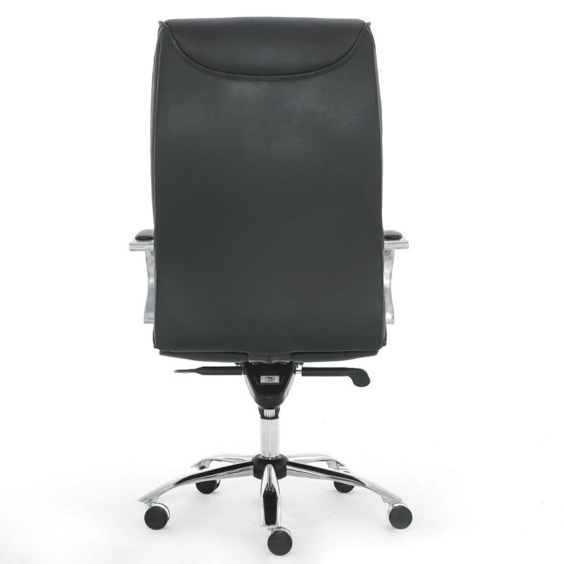 Factory Wholesale Comfortable Aluminum Base PU Leather Executive Office Chair