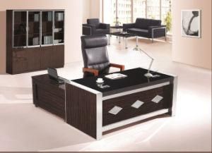 High Glossy Office Table Executive Table Glass Top Office Desk New Design Executive Desk Office