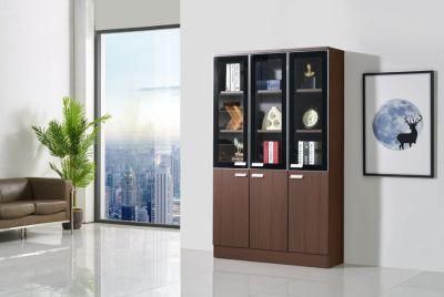 Modern Design MDF Wooden 2 Doors 3 Doors Office File Cabinet Bookcase