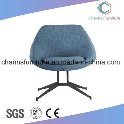 Elegant Design Blue Fabric Egg Leisure Furniture Bar Chair