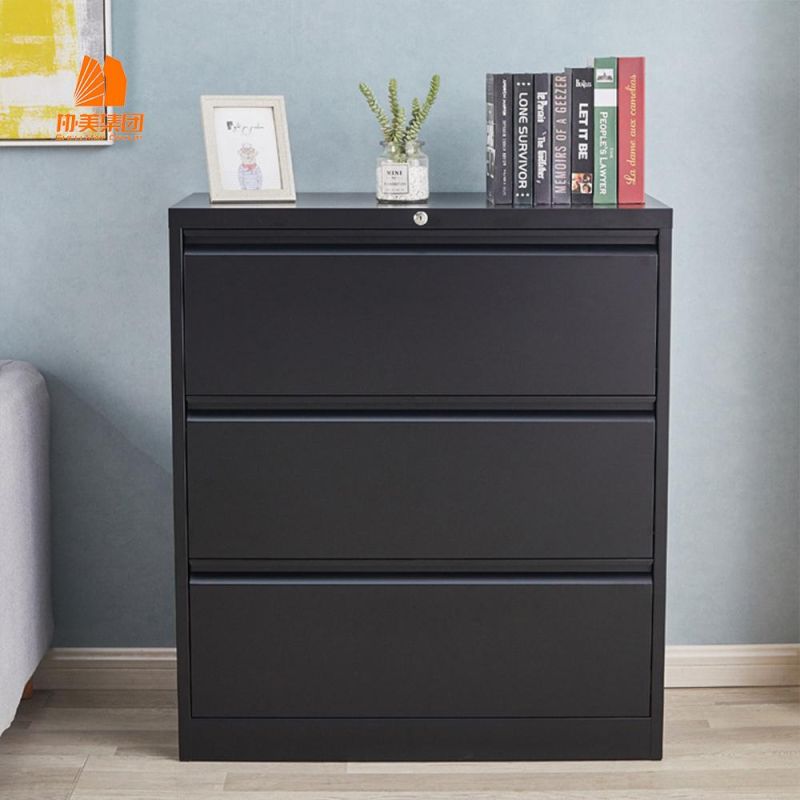 Storage System 4 Drawer Metal File Cabinets Lateral Gooseneck Handle