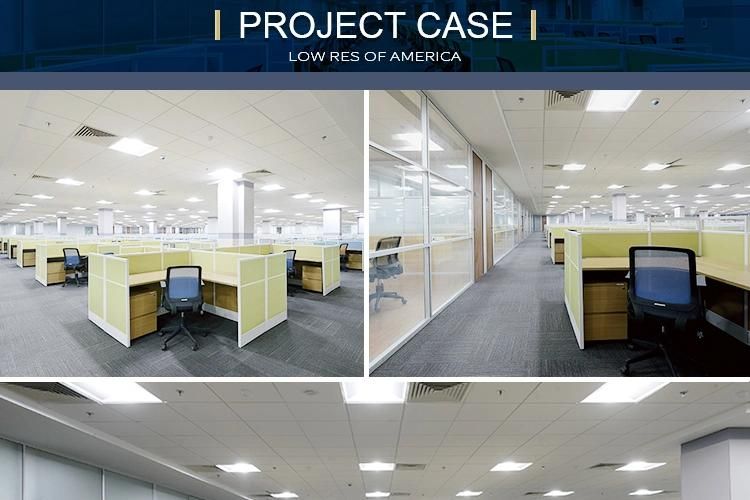 Customized T3 Series Used 32mm Thickness Partitions Modular One Side Office Cubicle 2 Person Workstation