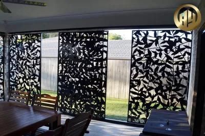 Aluminum Powder Coating Decorative Laser Cut Metal Screen