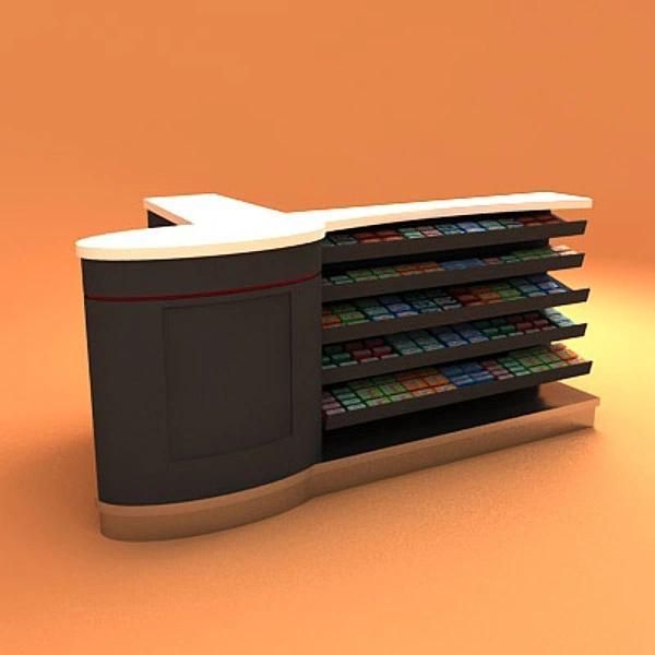 Multi-Function Ticket Service Check-in Counters for Airport