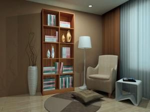 High Quality Home Furniture Book Cabinet by MDF Panel (B03)