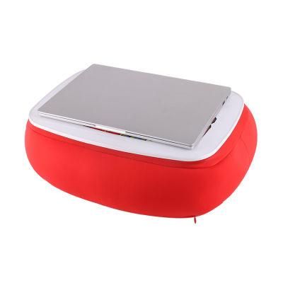 Portable Plastic Pillow Cushion Table Laptop Computer Cushion Desk for Sofa Bed Travel Comfortable Computer Desk