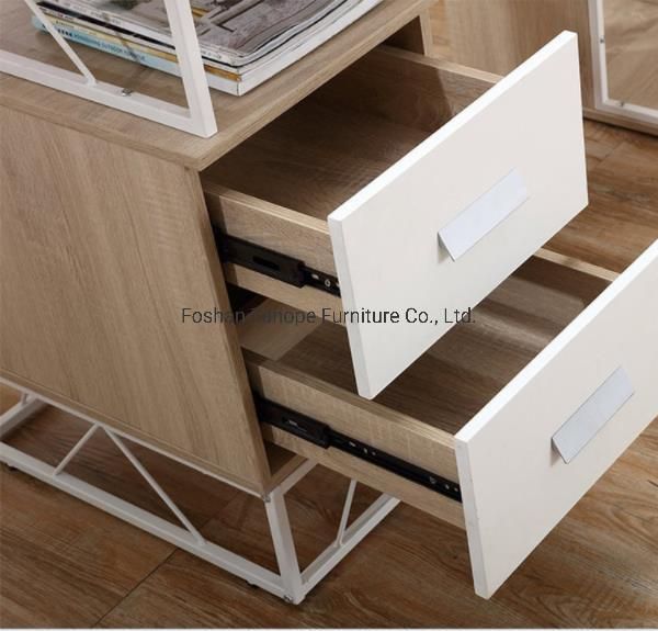 Economical Simple Modern Home Office Furniture Combination PC Computer Table