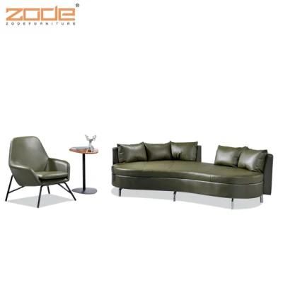 Zode China PU Leather Sofa L Shape Livirng Room Sofa