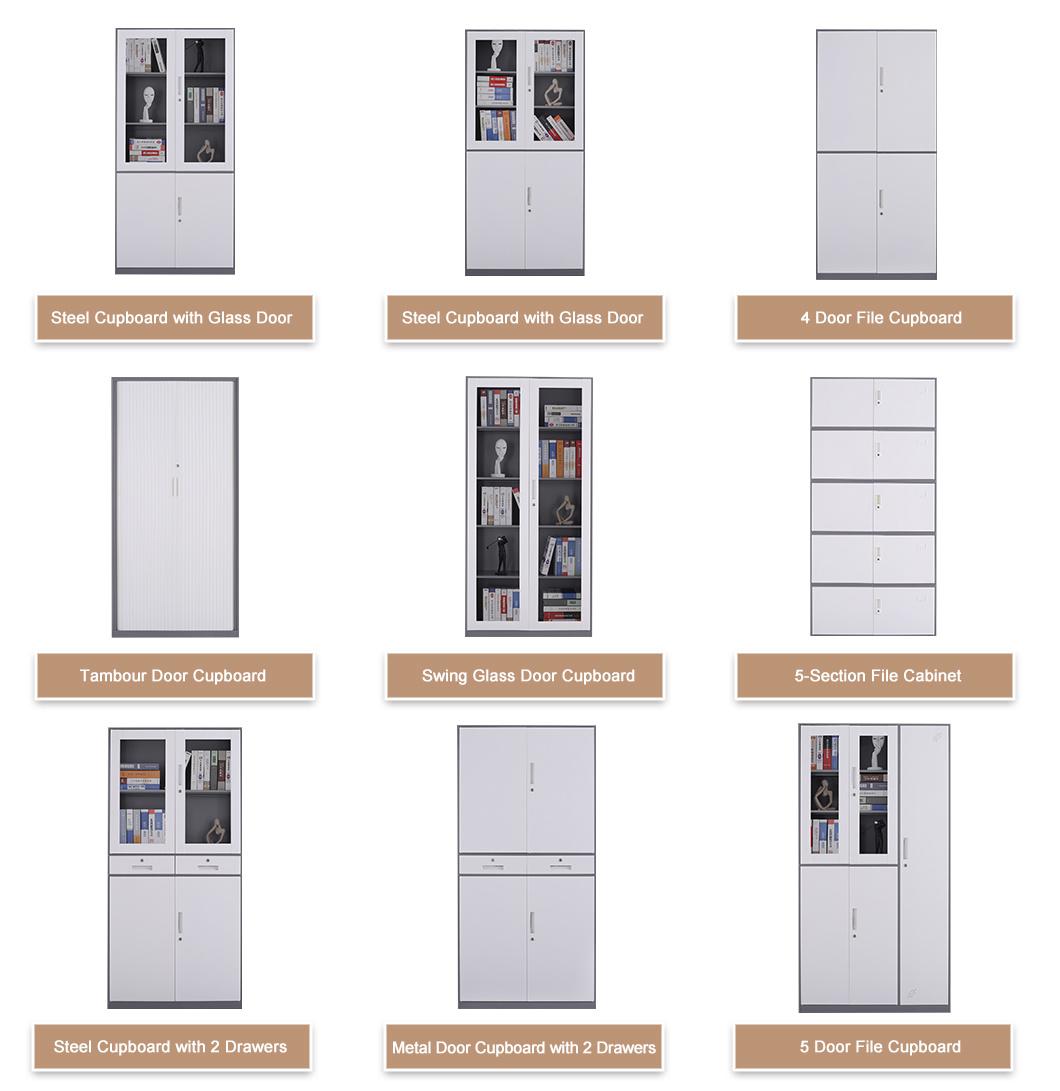 5-Section Locking Metal Storage File Cabinets Document Cabinet