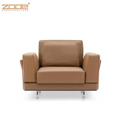 Zode Modern Home/Living Room/Office Furniture Design L Shape Extra Leather Couch Sectional Sofa Set