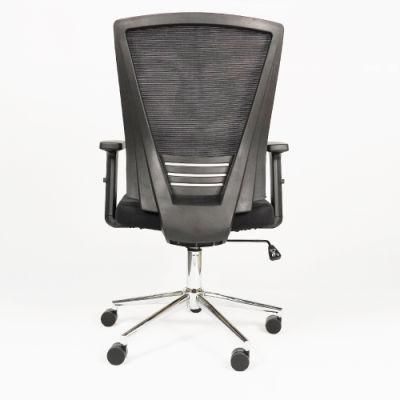 OEM Anti-UV Fashionable Gray Frame Ergonomic Office Executive Mesh Chairs with Adjustable Armrest