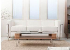 Modern Corbusier LC2 Office Leather Sofa