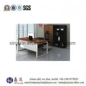 Steel Legs Wooden Top Modern Boss Executive Office Desk (1315#)