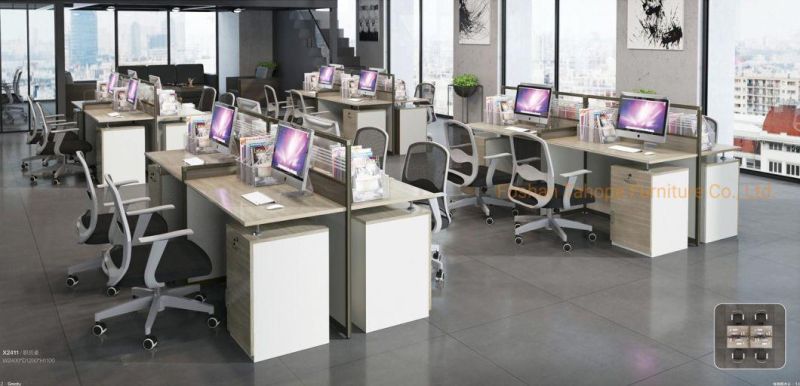 Luxury Modern Office Furniture Multi-Placing Workstation Staff Work Table