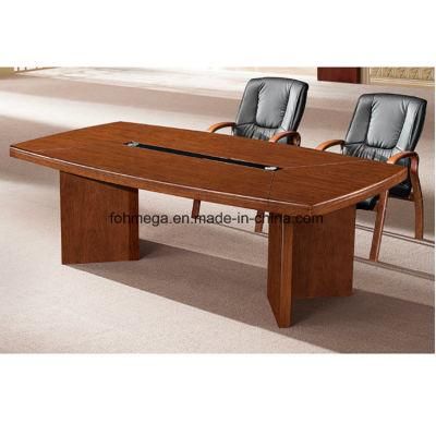 Wood Veneer Classic Walnut Color Meeting Room Furniture Table for Sale